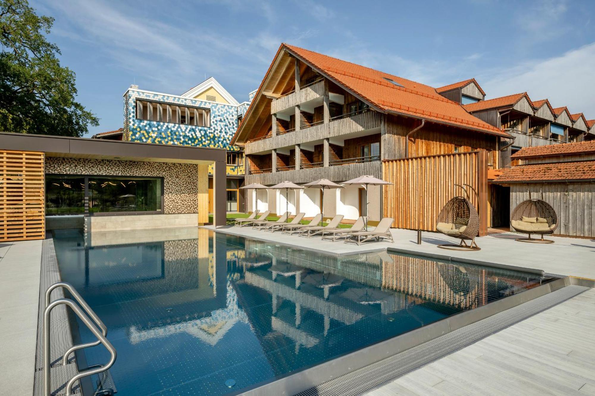 Hotel Am Haslinger Hof Bad Fussing Bagian luar foto